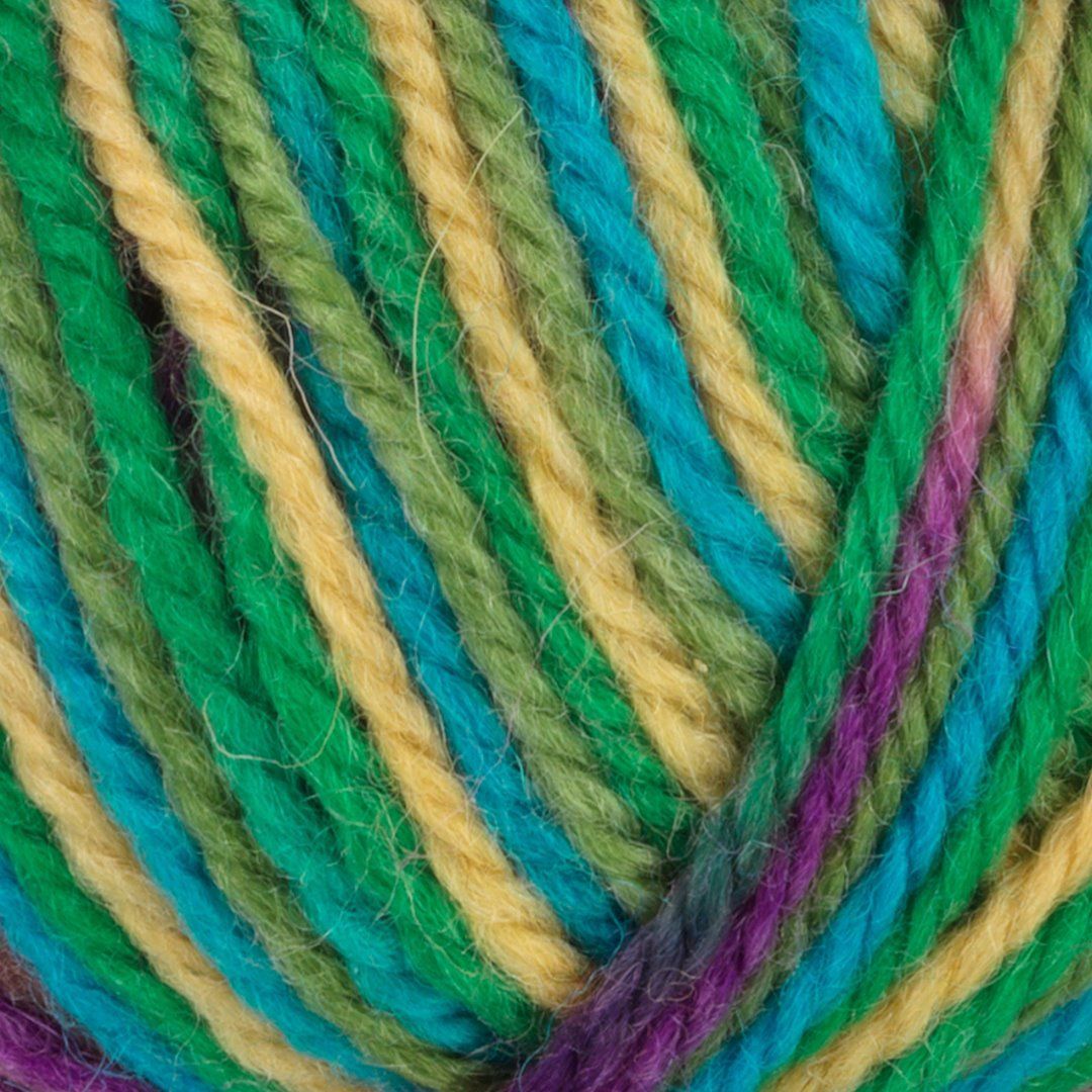 Garn viking sportsragg 592 lilla/gul/grø - Bilde 2