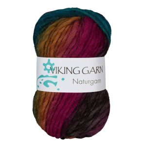 Garn viking naturgarn 656 mulit lilla/ja