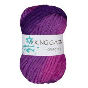 Garn viking naturgarn 669 multi lilla