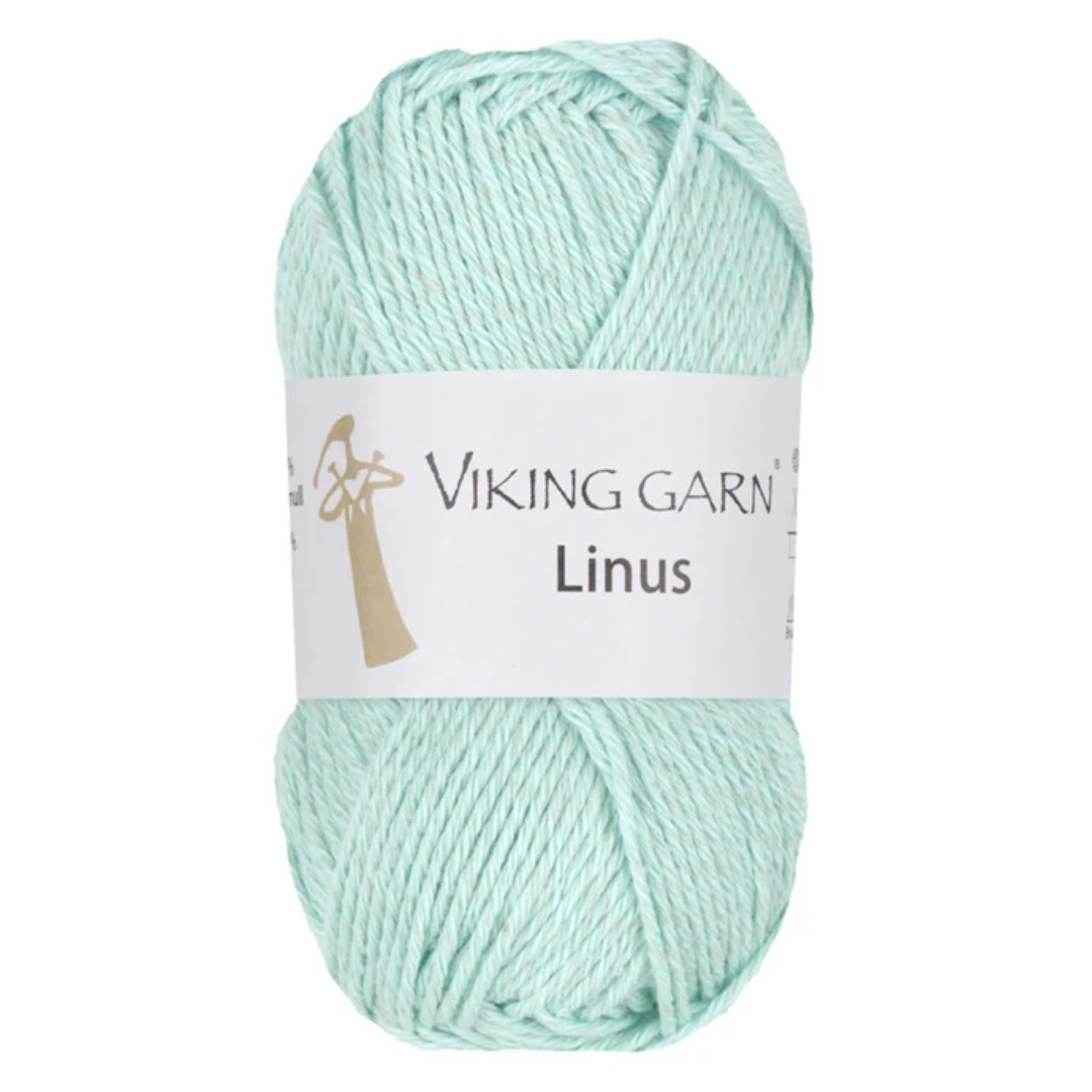 Garn viking linus 121 lys aqua