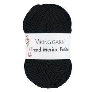Garn viking trend merino petite 303 sort