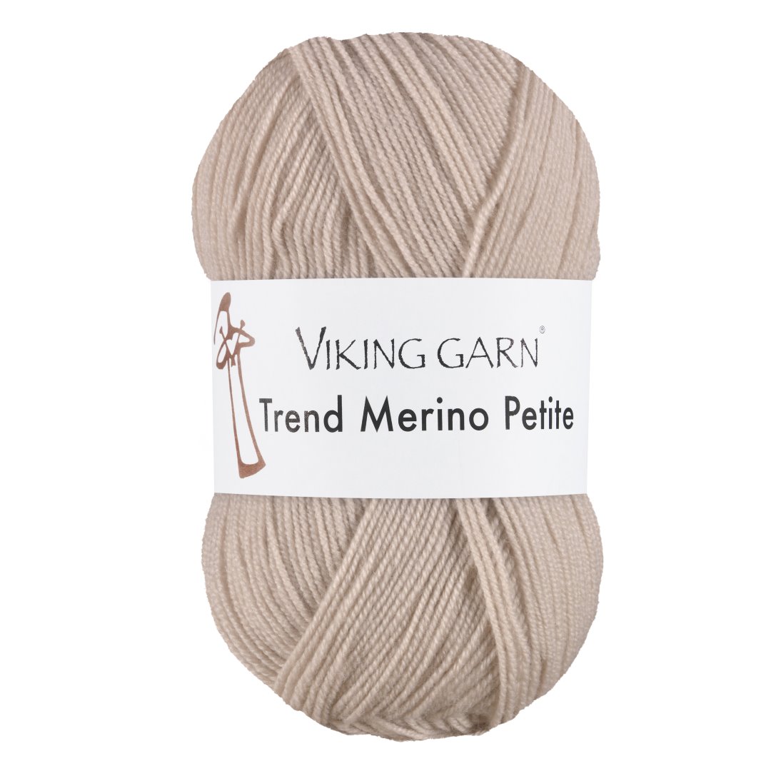 Garn viking trend merino petite 306 sand