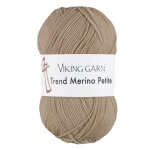 Garn viking trend merino petite 307 beig