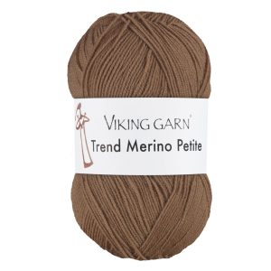 Garn viking trend merino petite 308 brun