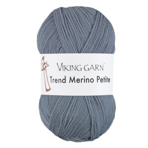 Garn viking trend merino petite 323 gråb