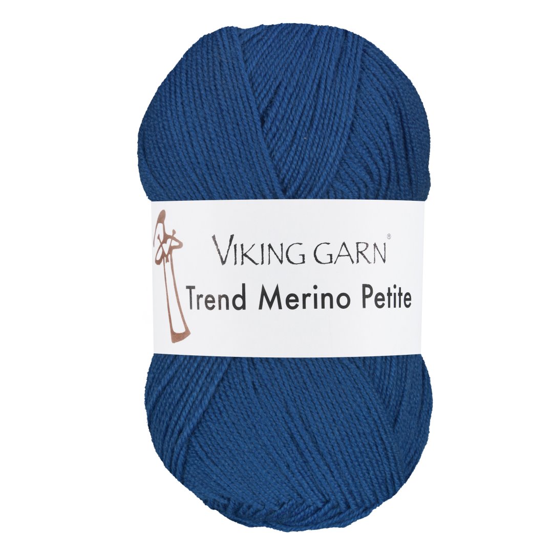 Garn viking trend merino petite 325 blå