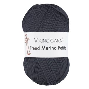 Garn viking trend merino petite 328 mørk
