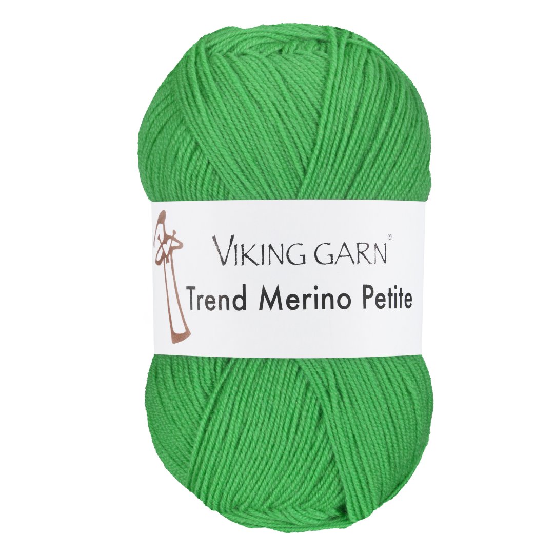 Garn viking trend merino petite 330 grøn