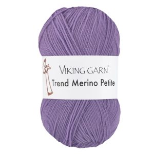 Garn viking trend merino petite 373 lill