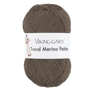 Garn viking trend merino petite 398 brun