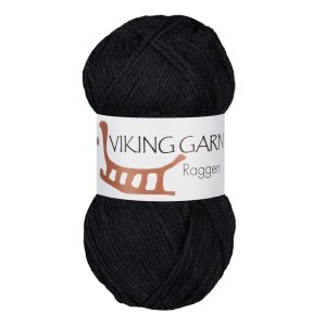 Garn viking raggen 703 sort