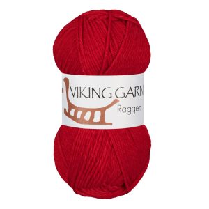 Garn viking raggen 750 rød