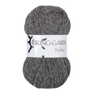 Garn viking reflex grå 415