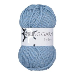 Garn viking reflex 421 lys bllå