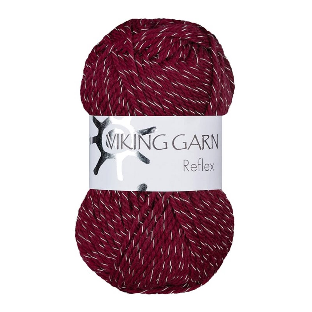 Garn viking reflex burgunder 455