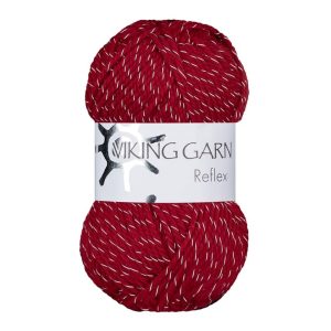 Garn viking reflex 460 rød
