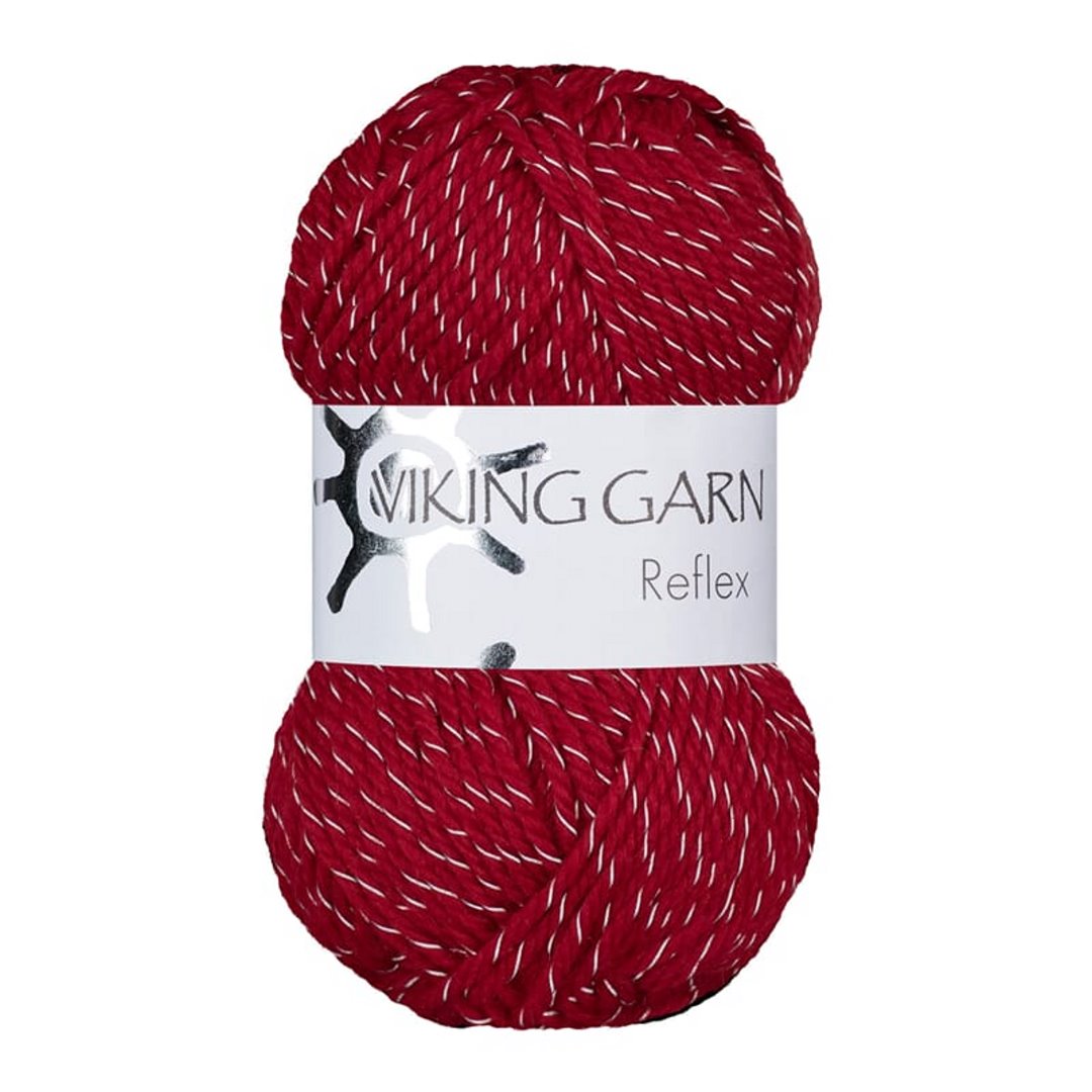 Garn viking reflex 460 rød