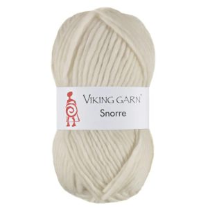 Garn viking snorre 202 naturhvit