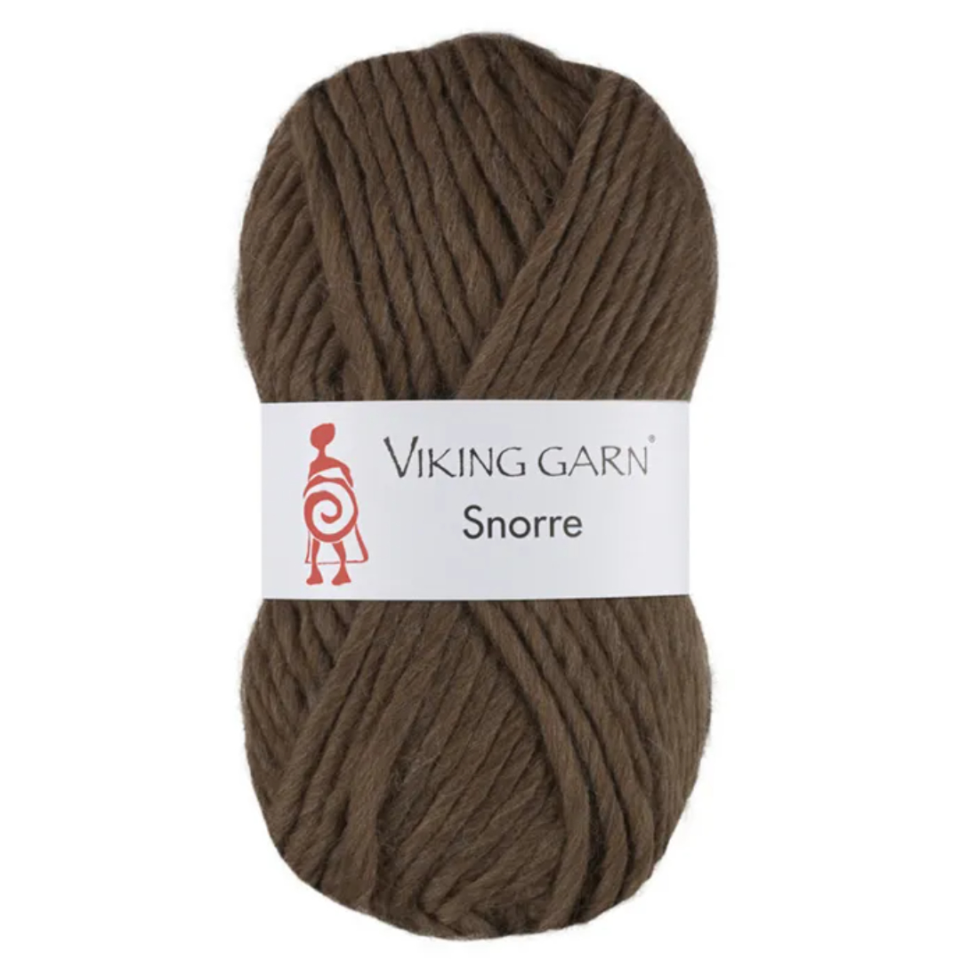 Garn viking snorre 208 brun