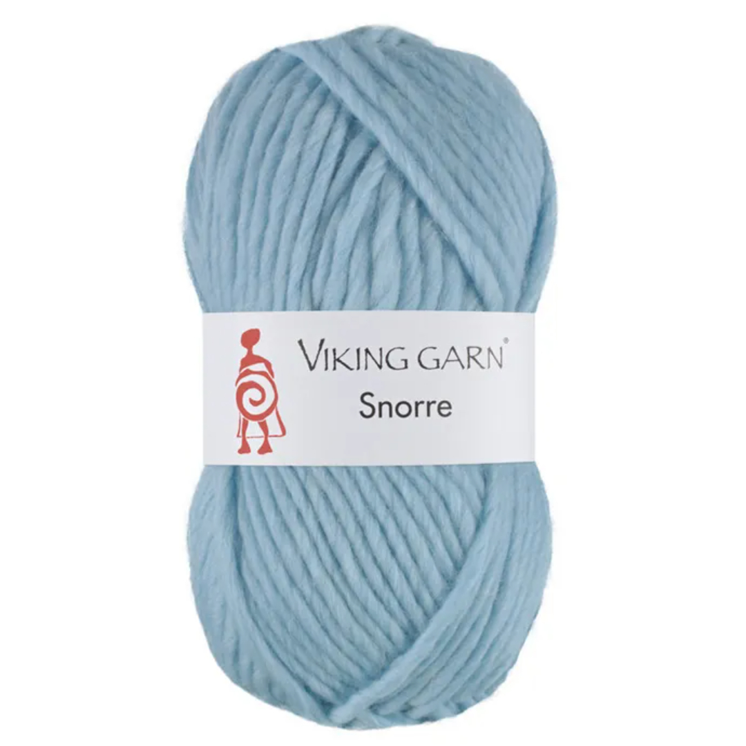 Garn viking snorre 220 lys blå
