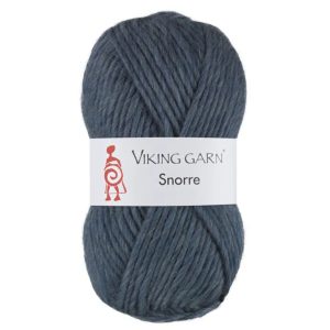Garn viking snorre 227 jeansblå