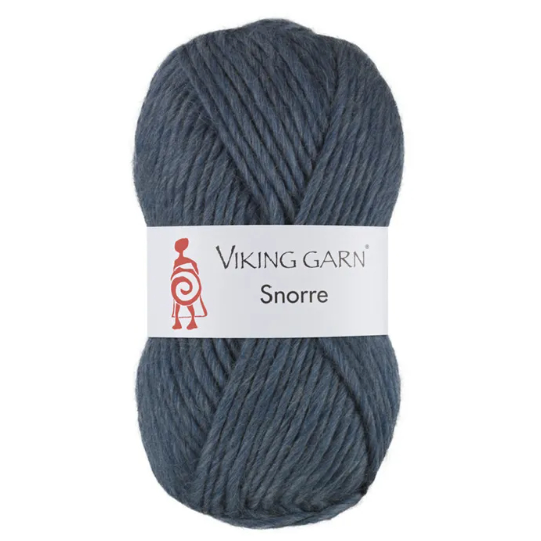 Garn viking snorre 227 jeansblå