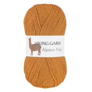 Garn viking alpaca fine 618 okergul