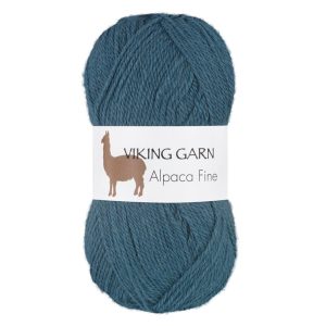 Garn viking alpaca fine 623 blå
