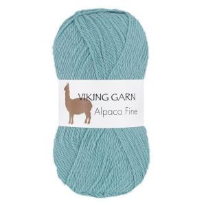 Garn viking alpaca fine 668 lys turkis