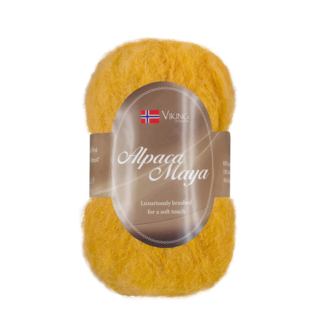 Garn viking alpaca maya 745 okergul