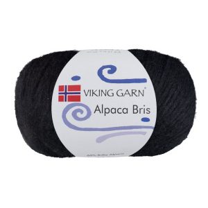 Garn viking alpaca bris 303 sort