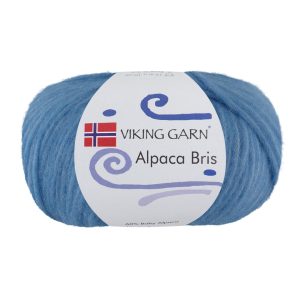 Garn viking alpaca bris 323 blå