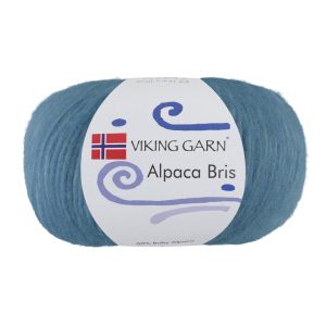 Garn viking alpaca bris 326 lys jeansblå