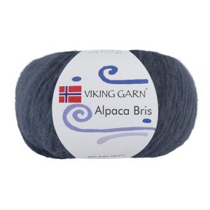Garn viking alpaca bris 327 jeansblå