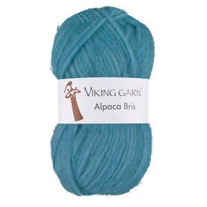Garn viking alpaca bris 328 lys turkis