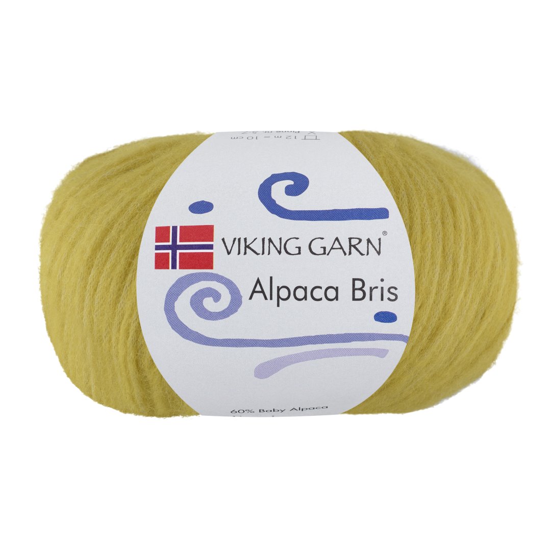 Garn viking alpaca bris 333 limegrønn