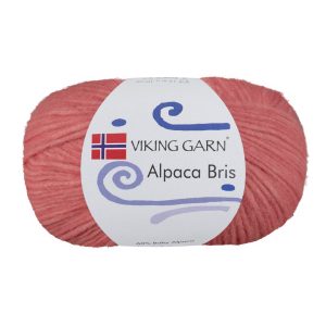 Garn viking alpaca bris 349 lakserosa