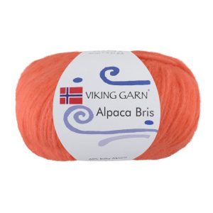 Garn viking alpaca bris 351 oransje