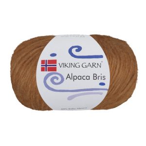 Garn viking alpaca bris 357 kobber
