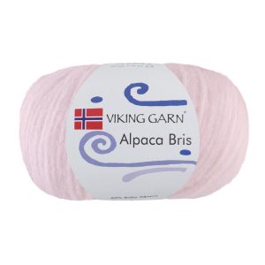 Garn viking alpaca bris 364 lys rosa