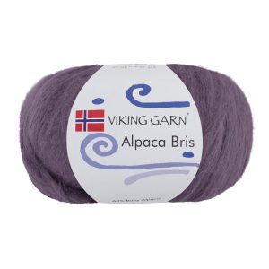Garn viking alpaca bris 369 lilla