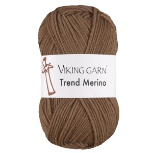 Garn viking trend merino 408 brun