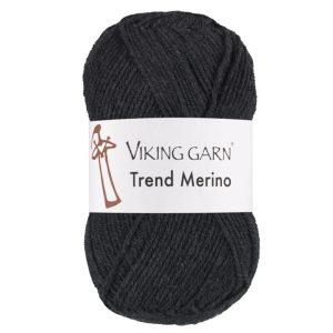 Garn viking trend merino 417 koksgrå