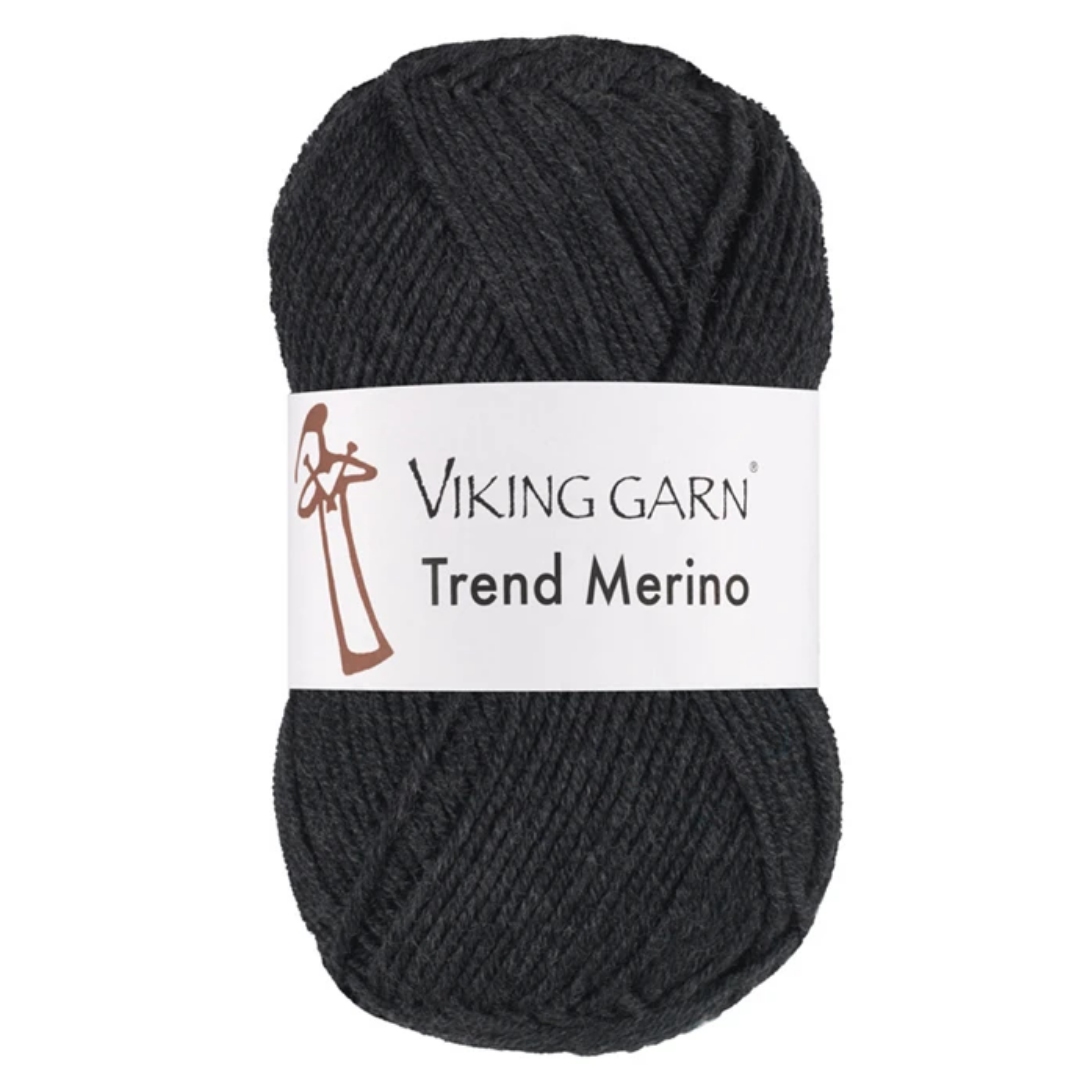 Garn viking trend merino 417 koksgrå