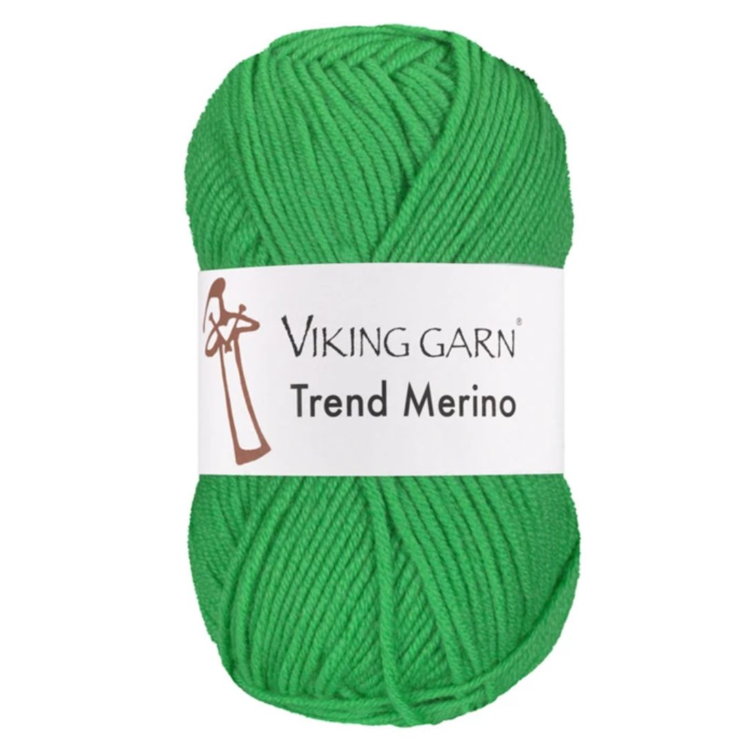 Garn viking trend merino 430 grønn