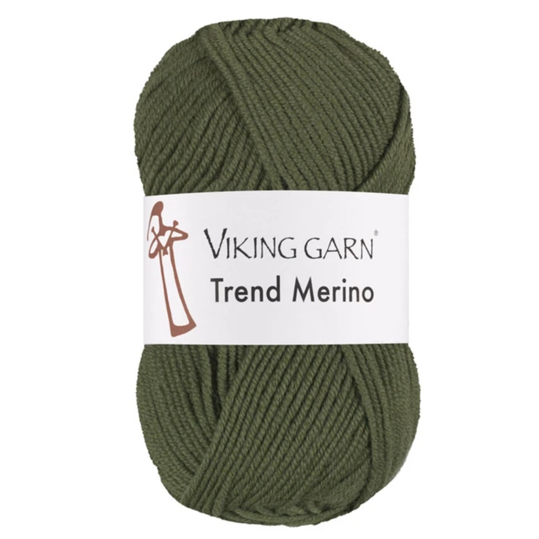 Garn viking trend merino 438 grønn