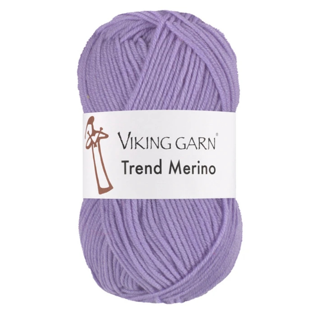 Garn viking trend merino 468 lys lilla