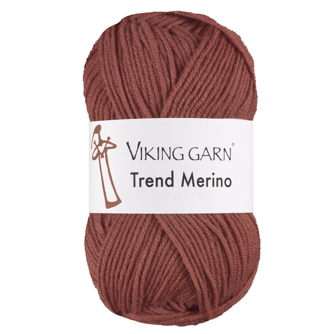 Garn viking trend merino 470 lys burgund