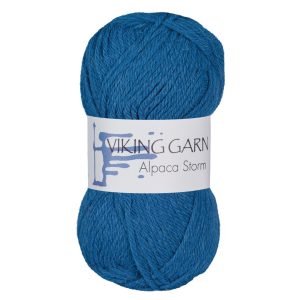 Garn viking alpaca storm 525 mørk blå