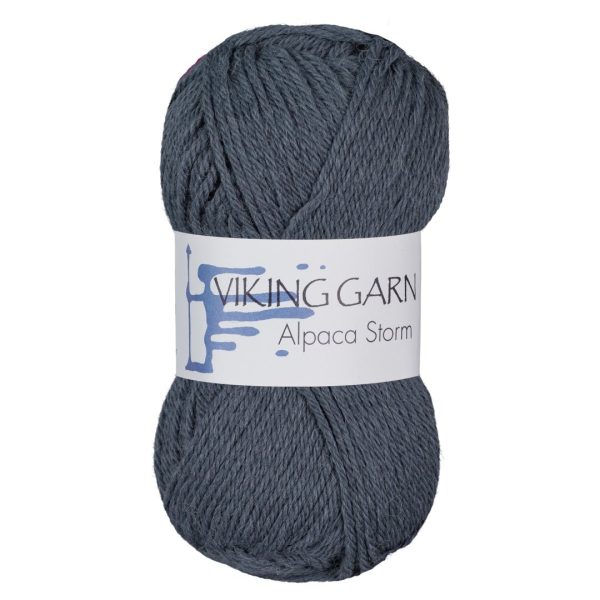 Garn viking alpaca storm 527 jeansblå